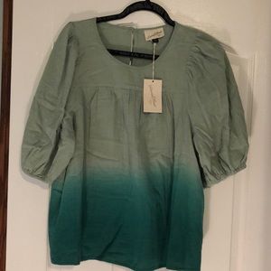 NWT universal thread ombré blouse